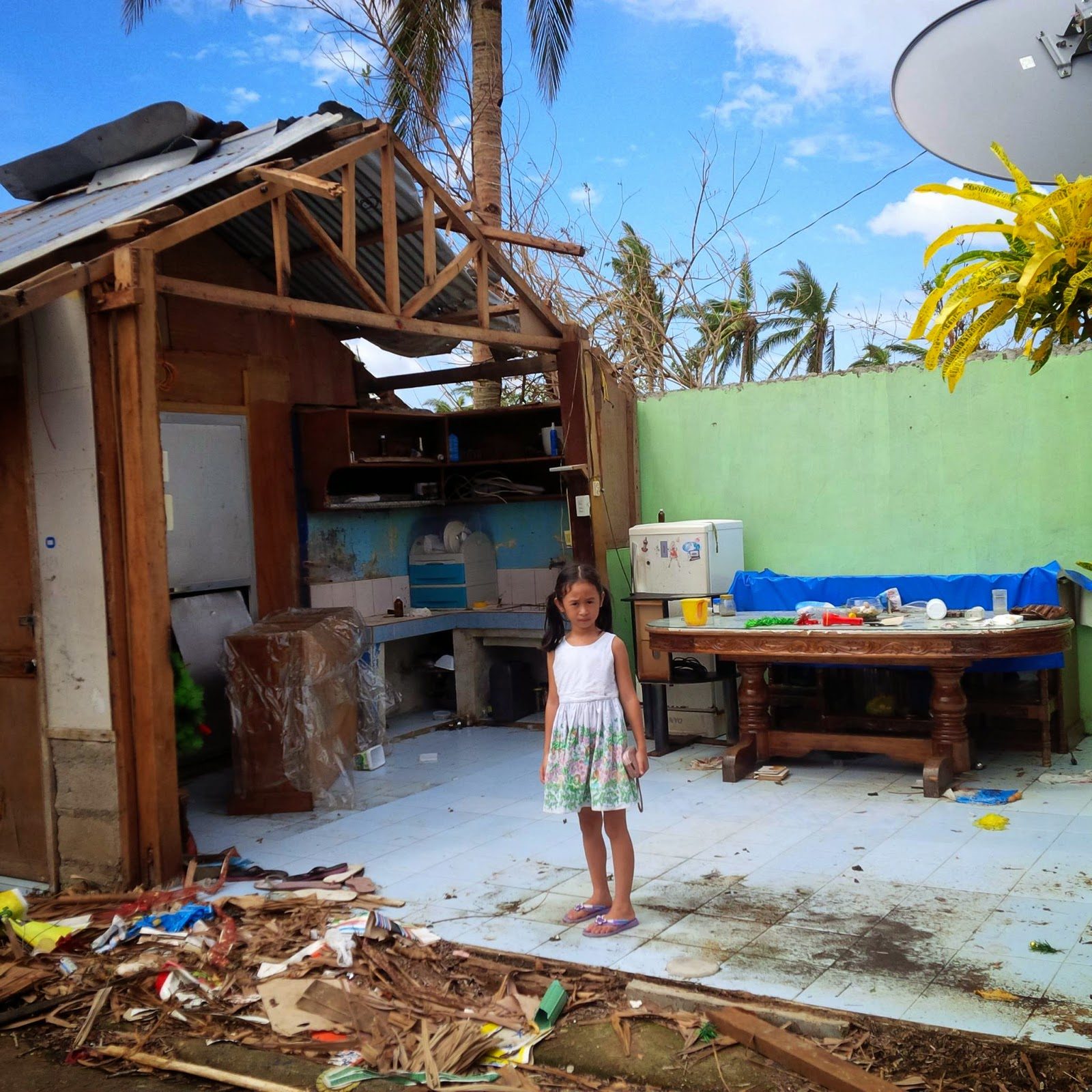 What was left of Sharon's sister Donna's home. I have no words.