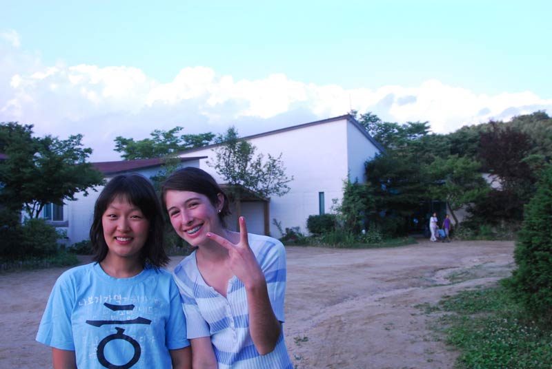 The school is nestled in a picturesque setting the mountains about an hour outside of Seoul.