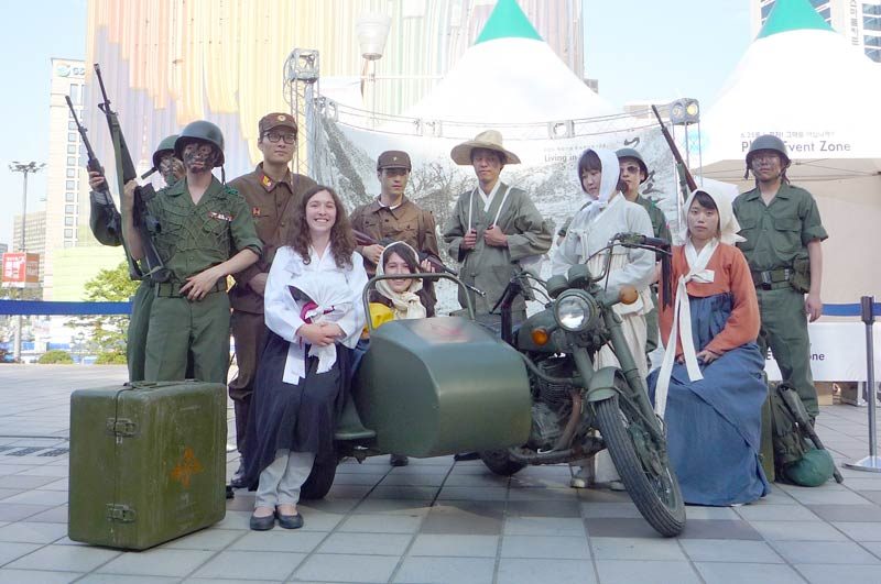 The local tourism board loves to play dress up with foreigners. My girls are always happy to oblige.