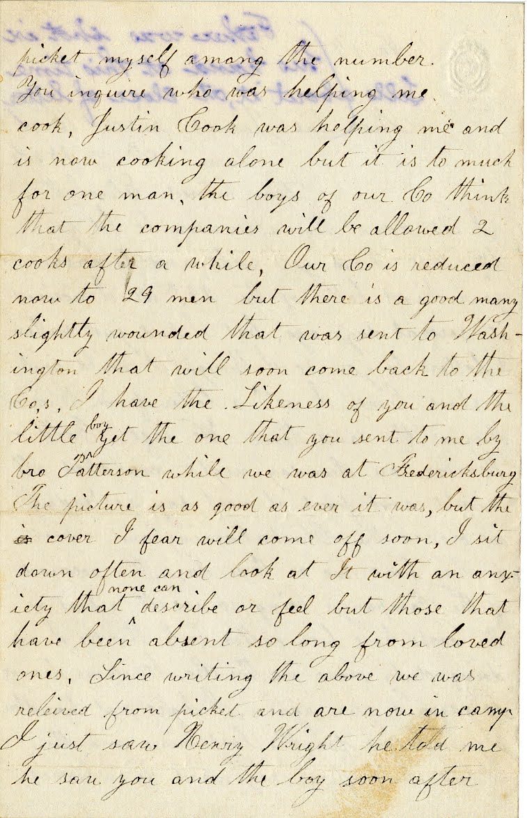 Civil War Letter No. 15, page 6.