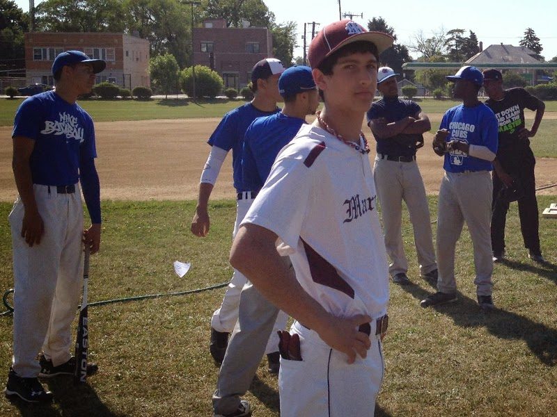 Group at the Cubs RBI tryouts.