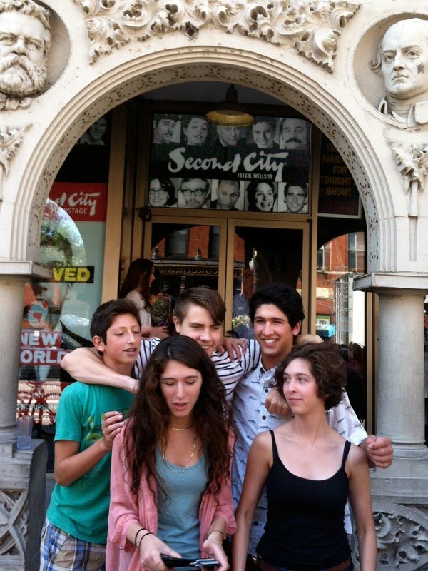 Austin at Second City Improve Camp.