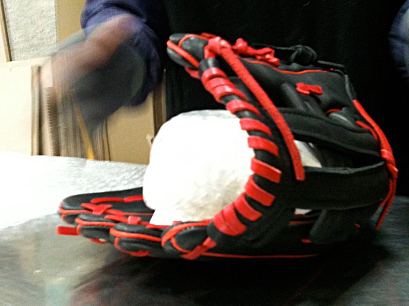Korea has a great baseball tradition and with it, goes a tradition of making great baseball gloves. Really, Koreans make some of the best baseball gloves in the world. So, for my son, Adam’s birthday, I decided to send him a top notch infielder’s glove.
