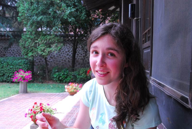 Each day we steal away from the hustle of Seoul and enjoy box lunches on the porch of the guest house of former Korean President Yun Bo-seon.