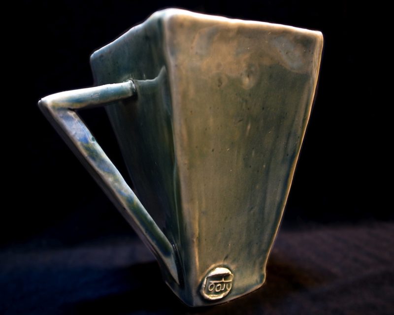 Notice the logo at the bottom of this unique cup. It is truly one of a kind...and branded...by AMANDA.