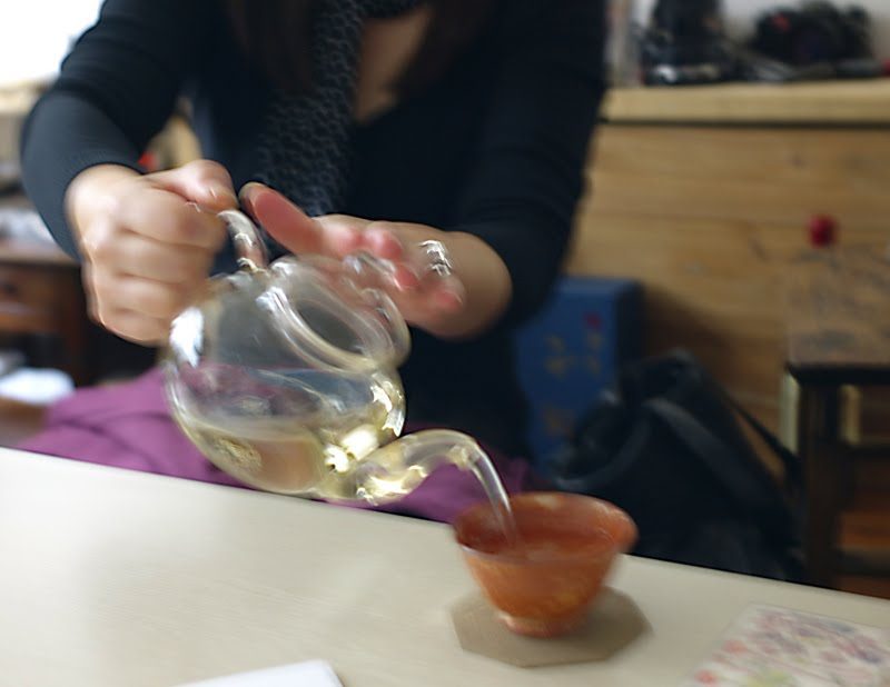 No, not bag tea...real tea...loose green leaves...hand picked, toasted, and rolled from the South of the Korean Peninsula.