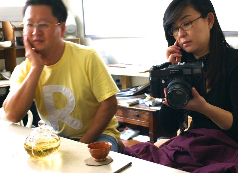 [Yes, that is a big camera!]