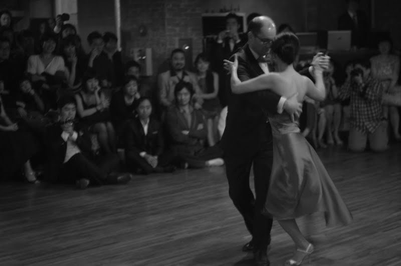 So, I have been trying to learn how to tango. Trying is the operative word...it is a very challenging...sport. The first challenging part is the steps...getting the steps memorized is not easy. My friends have been dancing for a few years. They seem to have the basics in tact.