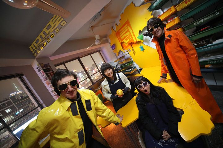 MotoElastico: Marco Bruno, Jihyun, Minji, and Simone Carena.