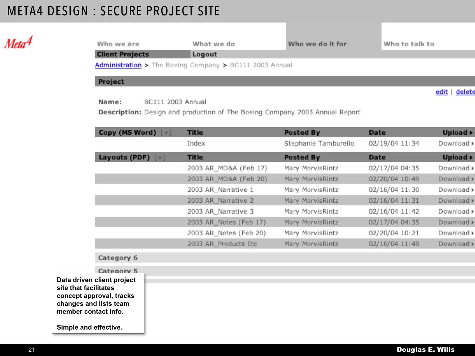 Selected communication design work.